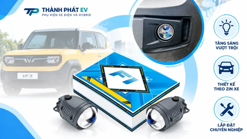 Độ Đèn Gầm Xlight F10 Pro Cho VF3