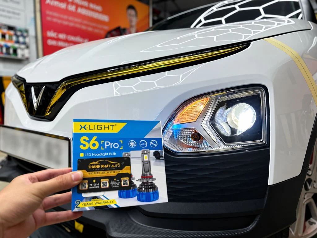 Độ Đèn Xlight S6 Pro Cho VF5 - Ảnh 2