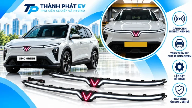 Led Cánh Chim Phía Trước Cho Limo Green